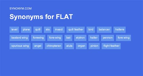 flat synonym|flat .